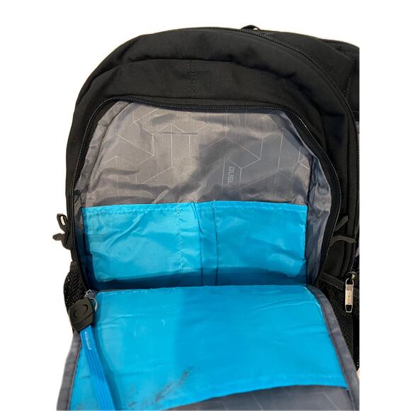 Duslang Padded Computer Black Backpack - Picture 4 of 6